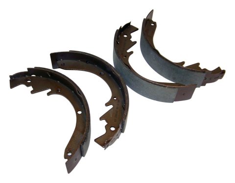 Crown Automotive Brake Shoes J8120393 Shoe & Lining Set, Left & Right, Front or Rear, Black, Metal, Use Existing Hardware