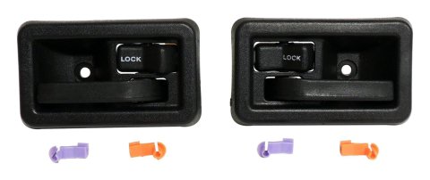 Crown Automotive Inside Door Handles 55176476K Interior Handles, Includes Left and Right and Lock Rod Clips, Kit