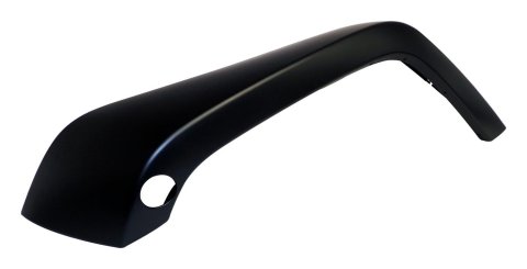 Crown Automotive Fender Flares 5KC87TZZAG Flare, Front Left, Black, ABS Plastic, Jeep, Each