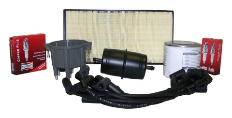 Crown Automotive Vehicle Maintenance Tune-Up Kits TK-6 Spark Plugs, Tune-Up, Plug Wires, Air Filter, Distributor Cap and Rotor, Jeep, 4.0L, Kit