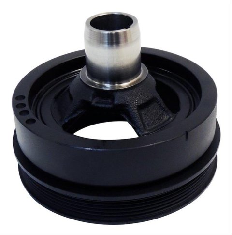Crown Automotive Harmonic Balancers 53022162AA Balancer, Nodular Iron, Black Powdercoated, Internal Engine Balance, Chrysler, Dodge, Jeep, Ram, 4.7L