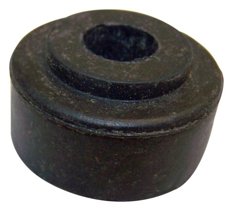 Crown Automotive Shock Bushings for 1984-2001 CHEROKEE, 1986-1992 COMANCHE, 1987-1995 WRANGLER - J3216638 Bushing, Straight Eye Type, Rubber, Black, Front Upper, Jeep, Each