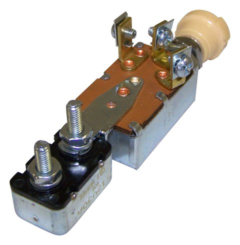 Crown Automotive Headlight Switches J0946613 Switch, Steel/Plastic, Natural, Jeep, Each