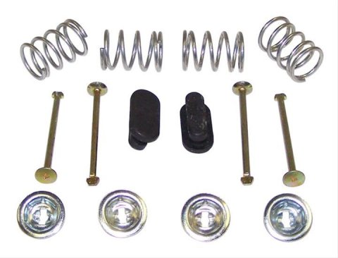 Crown Automotive Brake Shoe Hold-Down Kits for 1990-2001 CHEROKEE, 1990-1992 COMANCHE, 1990-2006 WRANGLER - 4049681 Hardware Component, Hold Down, Rear, Jeep, Kit