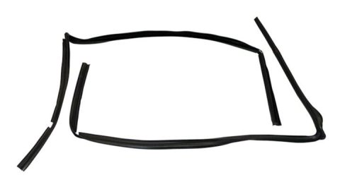 Crown Automotive Weatherstripping Seals 55136024K Front Door Glass Seal Set for 1999-2004 Jeep WJ Grand Cherokee