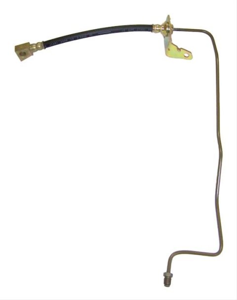 Crown Automotive Brake Hoses 52128431AC Hose, Assembled, Rubber, Driver Side Rear, Jeep, Each