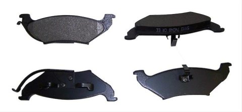 Crown Automotive Brake Pads 4882579 Pads, Semi-metallic, Rear, Chrysler, Dodge, Plymouth, Set