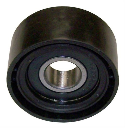 Crown Automotive Tensioner Pulleys for 2002-2009 PT CRUISER - 5080319AA Pulley, Smooth, Plastic, Black, European, Chrysler, 2.2L Diesel, Each