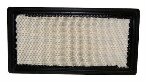 Crown Automotive Air Filter Elements for 2007-2009 CALIBER, COMPASS, PATRIOT - 4891695AA Filter, Black & White, Metal, Rubber, Paper, Silver & White, Diesel