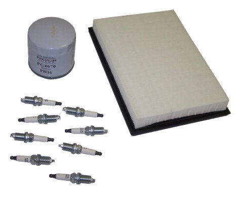 Crown Automotive Vehicle Maintenance Tune-Up Kits TK-46 Spark Plugs, Tune-Up, Air Filter, Oil Filter, Jeep, 4.7L, Kit
