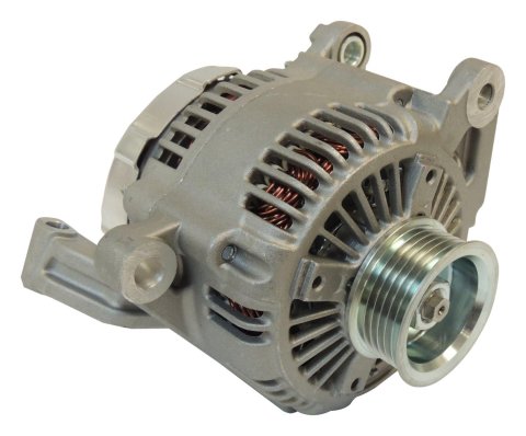Crown Automotive Alternators 56041693AE Alternator, Nippondenso Case Style, 12 V, 136 amps, Internal Regulator, Serpentine Pulley, Jeep, 3.7L, Each