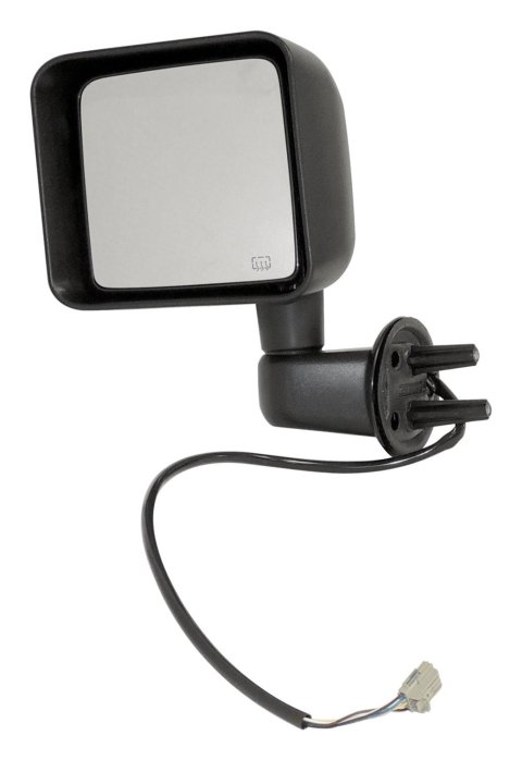 Crown Automotive Side View Mirrors 68229611AA Mirrors, Replacement, View, Plastic, Black, Jeep, Each