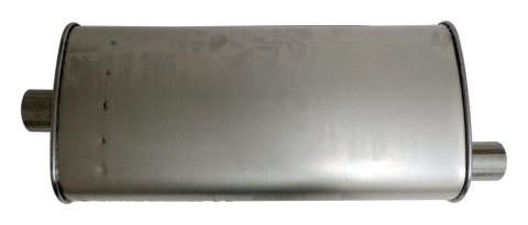 Crown Automotive Steel Inch Muffler E0022799 Muffler, Oval, Steel, Jeep, Each