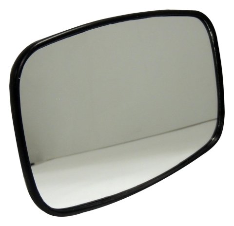 Crown Automotive Side View Mirrors for 1987-1995 WRANGLER - 55012573 Mirror, Replacement, Manual, Flat, Black Housing, KDX Style, Jeep, Each