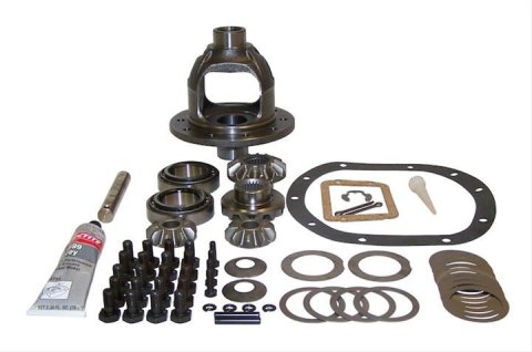 Crown Automotive Spline Differential Case Kits Dana 30 5252590 Kit, Front, Silver & Gray, Metal, Paper, RTVHardware Included & Use Existing Hardware