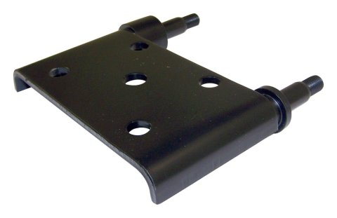 Crown Automotive Leaf Spring Mounting Plates for 1979-1983 CJ5, 1979-1986 CJ7, 1981-1985 SCRAMBLER - J5359012 Plate, Steel, Black, Front Right, Jeep, Each
