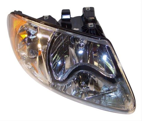 Crown Automotive Headlight Assemblies 4857700AB Assembly, Passenger Side, OEM Style, Amber/Clear Lens, Chrysler, Dodge, Each