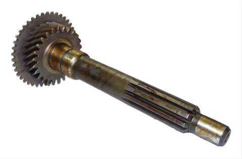 Crown Automotive Manual Transmission Input Shafts 5019723AA Shaft, 1.125 in. - 10-spline, 26-tooth, Hardened Steel, New Venture 3550, Jeep, Each