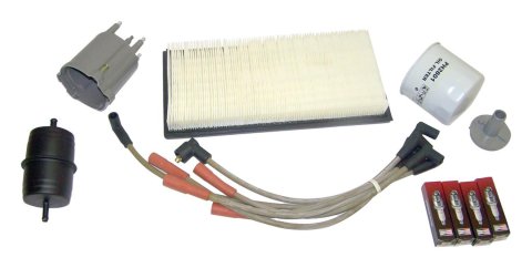 Crown Automotive Vehicle Maintenance Tune-Up Kits for 1987-1990 CHEROKEE, COMANCHE - TK-17 Spark Plugs, Tune-Up, Plug Wires, Air Filter, Distributor Cap and Rotor, Jeep, 2.5L, Kit