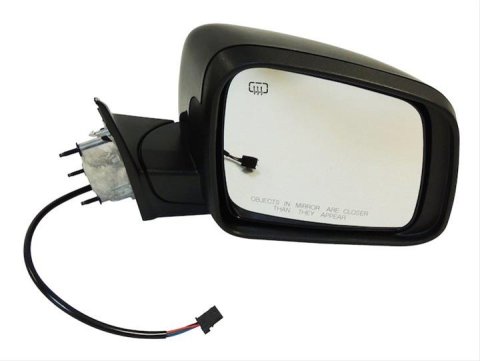 Crown Automotive Side View Mirrors for 2011-2017 GRAND CHEROKEE - 1NT48AXRAI Mirrors, Replacement, View, Plastic, Black, Jeep, Each