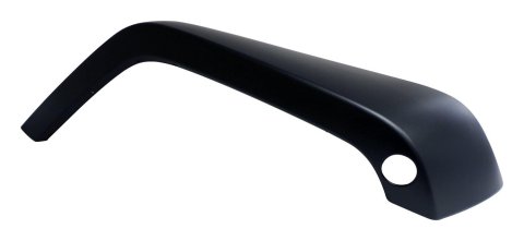 Crown Automotive Fender Flares 5KC86TZZAG Flare, Front Right, Black, ABS Plastic, Jeep, Each