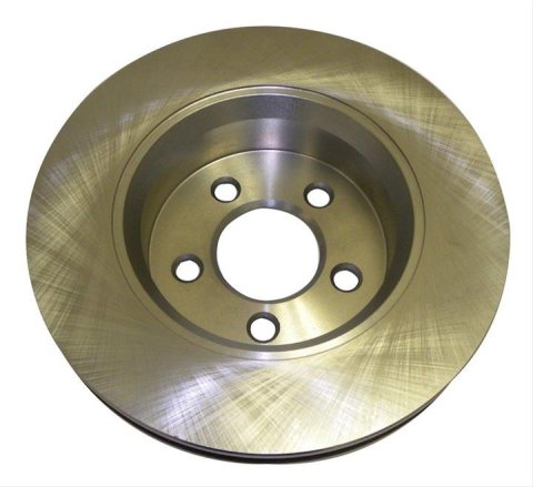 Crown Automotive Brake Rotors for 2008-2012 LIBERTY, 2007-2011 NITRO - 52109938AB Rotors, Solid Surface, Steel, Natural, Front, Dodge, Jeep, Each