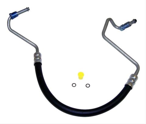 Crown Automotive Power Steering Hoses for 1997-2001 CHEROKEE - 52088489AB Hose, High-pressure, Steel/Rubber, Black, Jeep, 4.0L, Each
