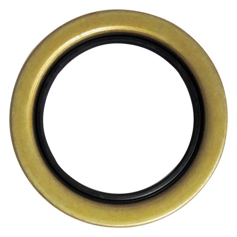 Crown Automotive Wheel Bearing Seals J0938151 Hub Seal, Left or Right, Front, Silver, Metal & Rubber,