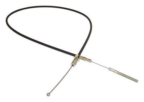 Crown Automotive Parking Brake Cables J0906750 Cable, Black Plastic Jacket, 63.625 in. Length, Jeep, Each