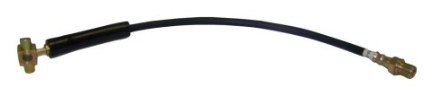 Crown Automotive Brake Hoses for 1974-1978 J20, J10, 1976-1978 CHEROKEE - J5352689 Hose, Assembled, Rubber, 14.00 in. Length, Driver Side Front, Jeep, Each