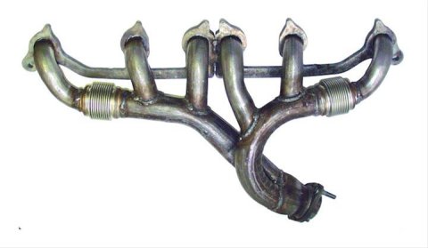 Crown Automotive Exhaust Manifolds 4883385 Manifold, Driver Side, Steel, Natural, Jeep, 4.0L, Each