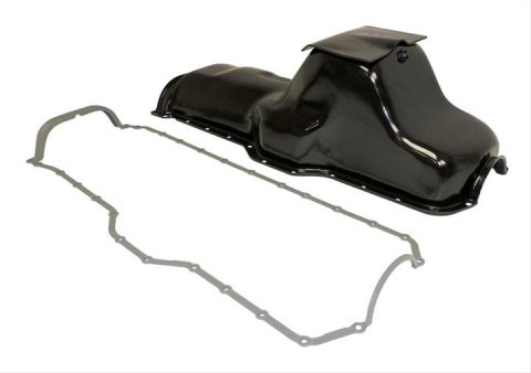 Crown Automotive Oil Pans 3243152K Pans, Wet Sump Style, Steel, Black, Jeep, 4.2L, Each