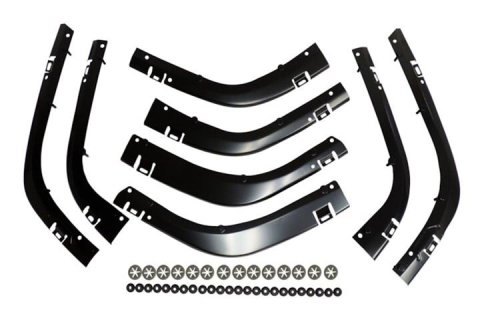 Crown Automotive Fender Flare Retainers 55155674K Retainer, Steel, Black, Jeep, XJ, Kit