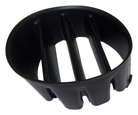 Crown Automotive Fog Light Inserts for 2002-2004 LIBERTY - 55156019AA Insert, Driver Side, ABS Plastic, Black, Jeep, Each