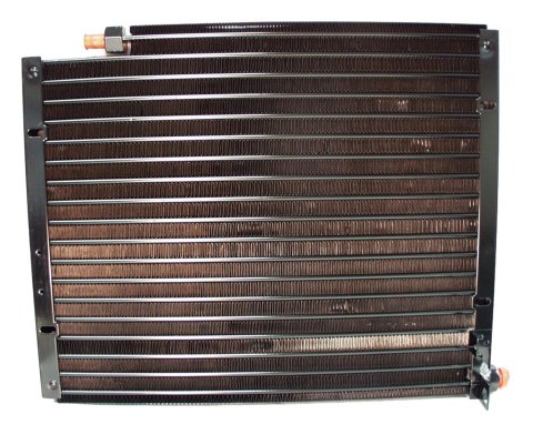 Crown Automotive Air Conditioning Condensers for 1984-1996 CHEROKEE, 1986-1992 COMANCHE - 56002190 Condenser, Aluminum, Black, Jeep, Each