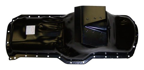 Crown Automotive Oil Pans J3243152 Pans, Wet Sump Style, Steel, Black, Jeep, 4.2L, Each