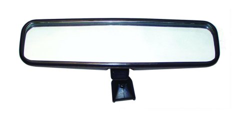 Crown Automotive Rear View Mirrors J8993023 Mirror, View, Rectangular, Manual, Black Housing, 9.75 in. Width, Dodge, Eagle, Jeep, Each