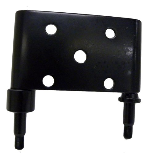 Crown Automotive Leaf Spring Mounting Plates for 1979-1983 CJ5, 1979-1986 CJ7, 1981-1985 SCRAMBLER - J5359011 Plate, Driver Side Front, Steel, Black, Jeep, Each