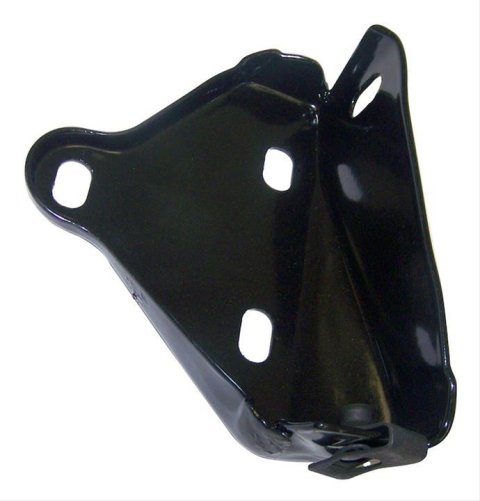 Crown Automotive Bumper Brackets for 1984-1996 CHEROKEE, 1986-1992 COMANCHE - 52000488 Bracket, Front Passenger Side, Steel, Black, Jeep, Each