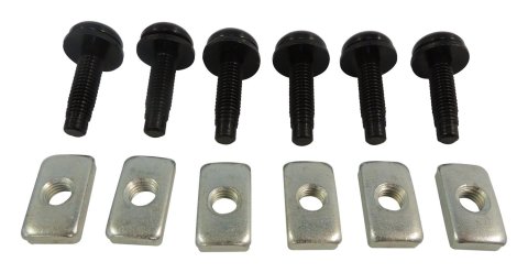 Crown Automotive Hardtop Hardware 6506825K6 Retainers and Screws, Hardware, Set of 6