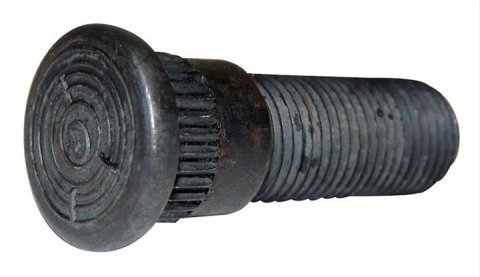 Crown Automotive Wheel Studs 53007463 Stud, Press-in, 1/2-20 in. RH Thread, Front Only, Jeep, Each