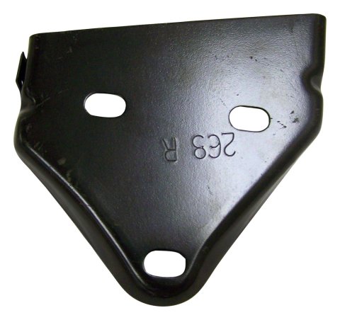 Crown Automotive Bumper Brackets for 1997-2001 CHEROKEE - 55175268AB Bracket, Front Passenger Side, Steel, Black, Jeep, Each