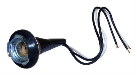 Crown Automotive Parking Light Sockets 3764863 Lamp Bulb Socket, Steel, Front, Jeep, Each
