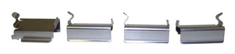 Crown Automotive Brake Caliper Replacement Components 5019985K Front Clip Kit,