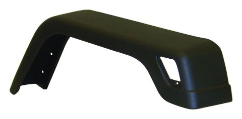 Crown Automotive Fender Flares for 1997-2006 WRANGLER - 55254918-7 Flare, Passenger Side Front, ABS Plastic, Textured Black, 6.625 in. Flare Width, Jeep, Each