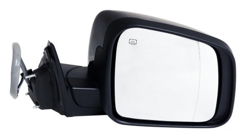 Crown Automotive Side View Mirrors for 2014-2016 GRAND CHEROKEE - 5SG24AXRAB Mirrors, Replacement, View, Plastic, Black, Jeep, Each