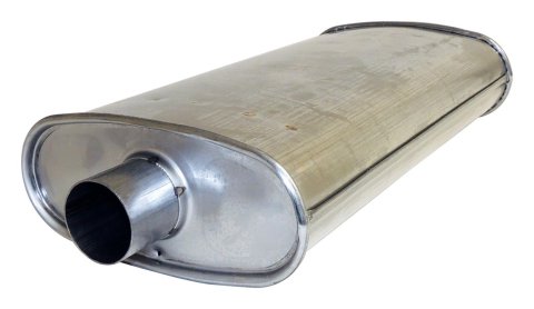 Crown Automotive Steel Inch Muffler E0021276 Muffler, Oval, Steel, Jeep, Each