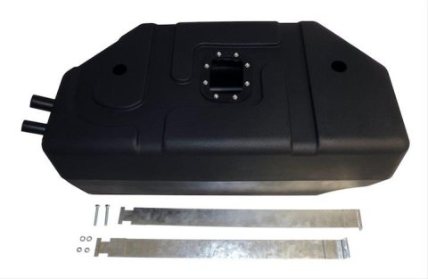 Crown Automotive Fuel Tanks for 1987-1995 WRANGLER - 52002633PL Tank, 20 Gallons Capacity, Polyethylene, Black, Jeep, Each