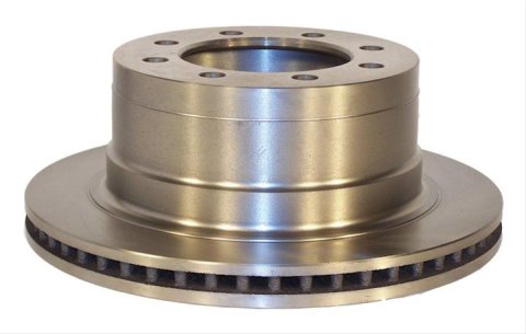Crown Automotive Brake Rotors 52010144AA Rotors, Solid Surface, Steel, Natural, Rear, Dodge, Each
