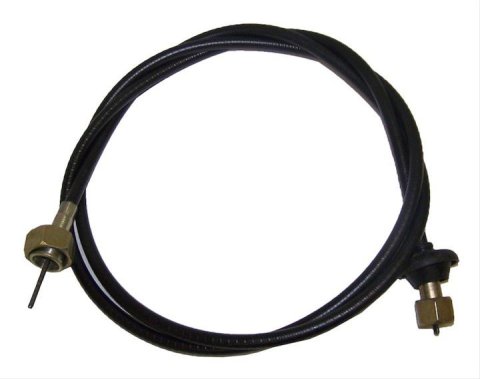Crown Automotive Speedometer Cables for 1990 CHEROKEE, COMANCHE - 53006180 Cable, Lower Cable Only, Female Threads, Black Plastic Jacket, Jeep, Each